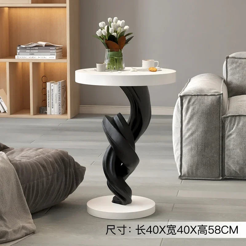 Modern abstract sculpture stool furniture sofa coffee table side table creative corner table light luxury home decoration