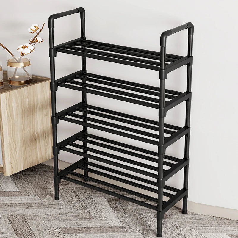 Multi-Layer Shoe Shelf Simple Multifunctional Shoe Storage Rack 3/4 Layers Rental Housing Dormitory Storage Rack