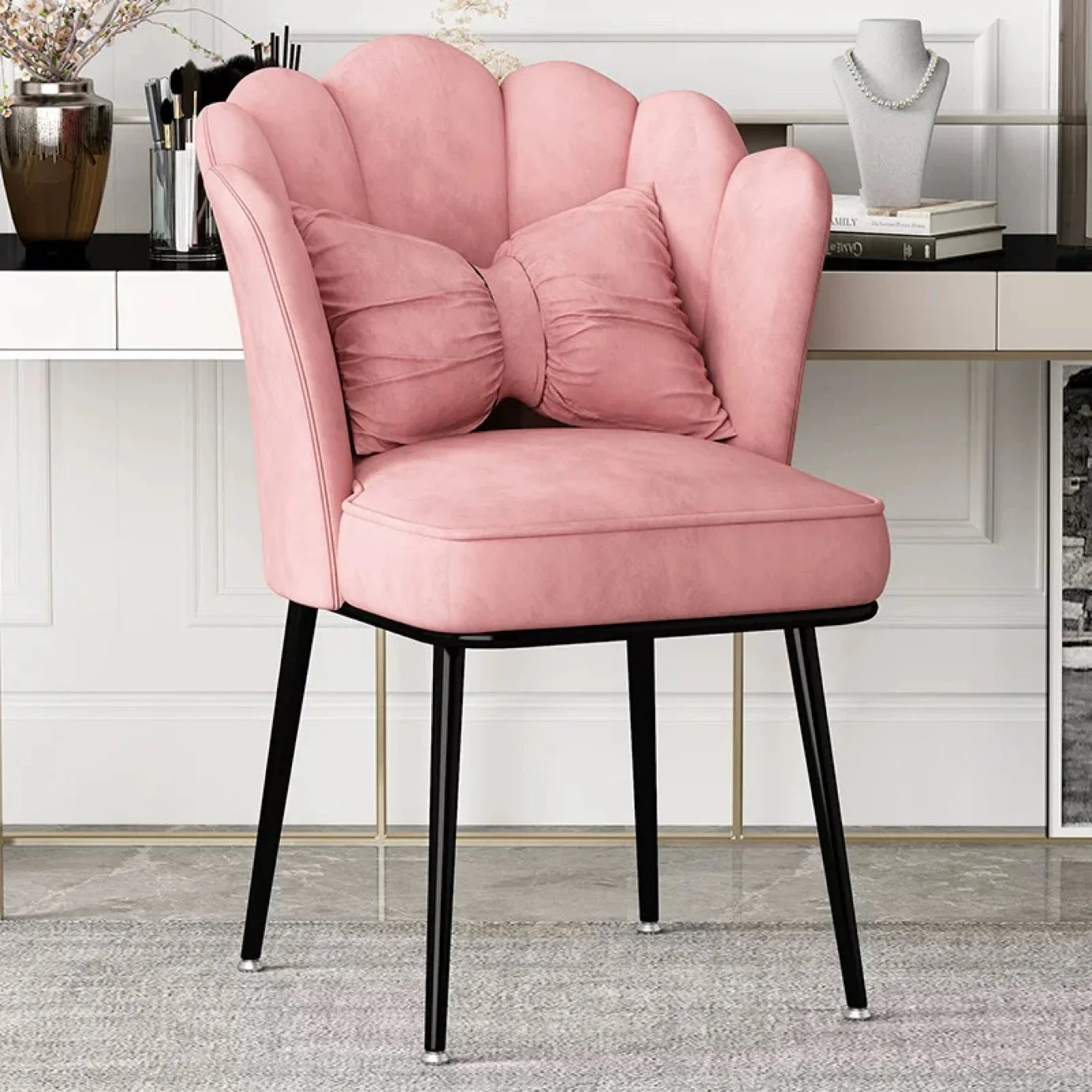 Modern Soft bag Armchair living room Nordic furniture flannel Single seat bedroom lounge Makeup Backrest chair high quality