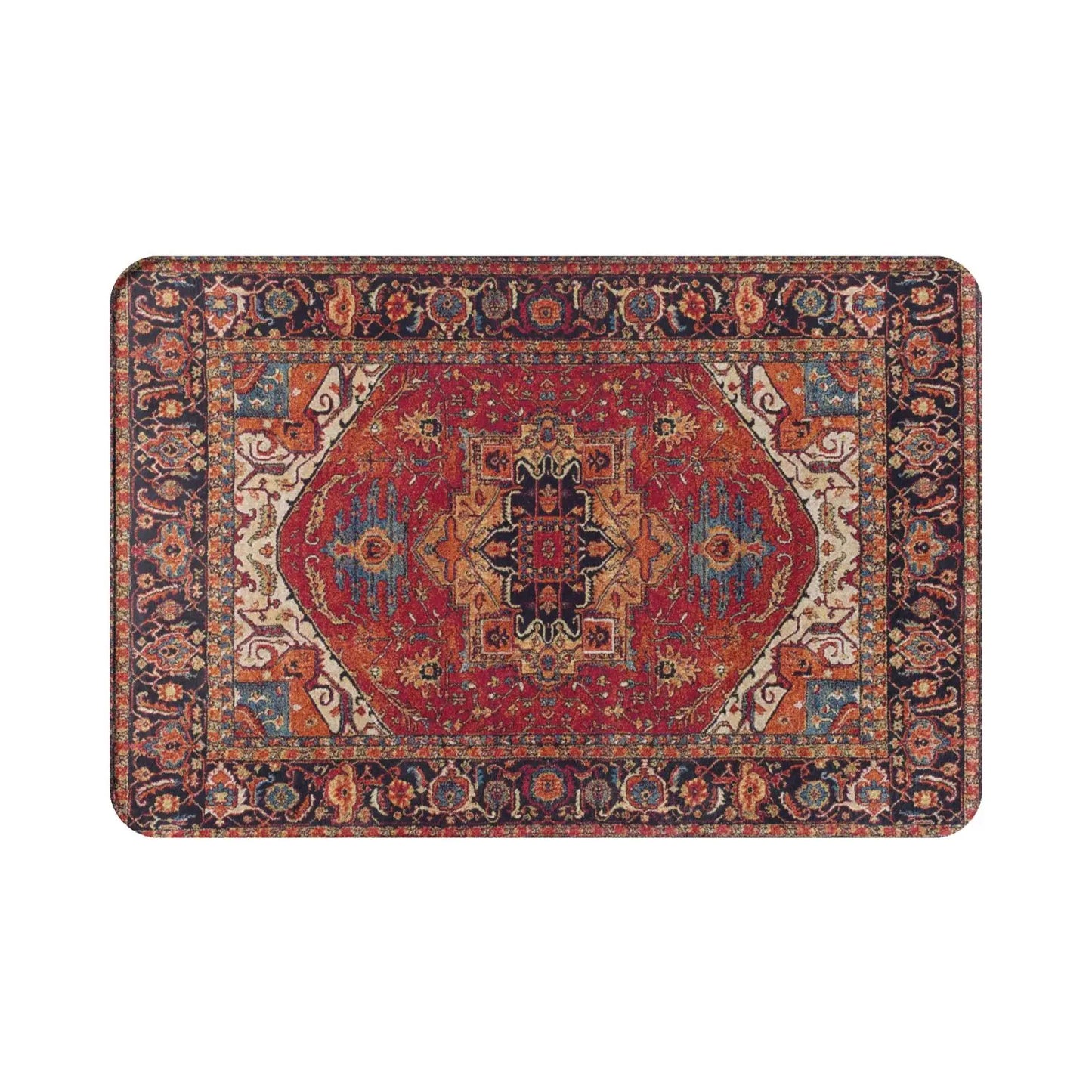 Moroccan Ethnic Decorative Bath Mats Soft Kitchen Mats Home Living Room Carpets Entrance Door Mats Small Rugs