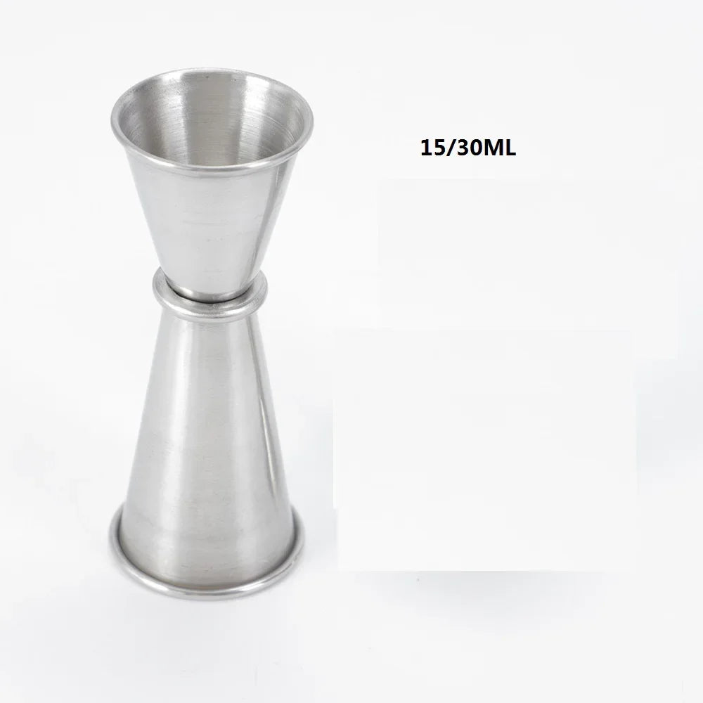 New Cocktail Bar Stainless Steel Jigger Double Spirit Measuring Cup For Home Bar Party Club Accessories Barware Tools