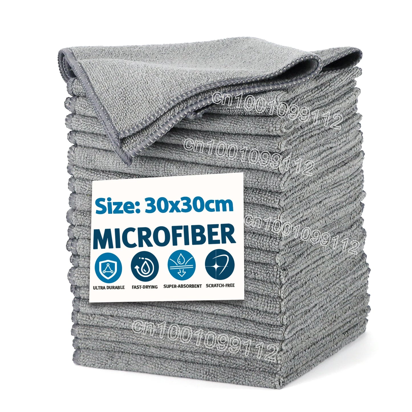 2/6/12/20PCS Microfiber Cleaning Cloth Absorbent Towel for Wash Car Housework Clean Kitchen Cleaning Rags Household Clean Tools